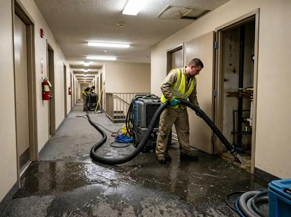 multi-unit-apartment-hallway-f-005 — frequently asked questions, Emergency Burst Pipe Water Extraction & Removal in Evendale…
